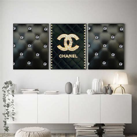 chanel wall art set of 3|Wall Art Set of 3 Chanel .